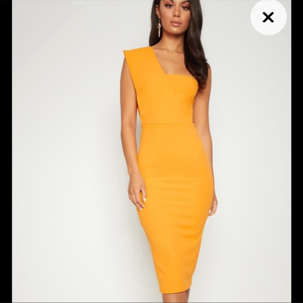 Teal midi dress